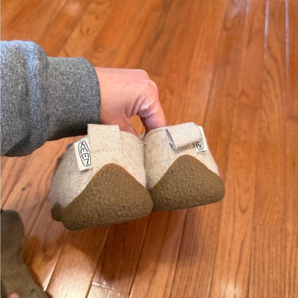 KEEN Wool Lace Up Shoes Beige Felt Comfort Sneakers Women 8 - Picture 5 of 7